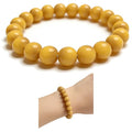 Handmade 8mm Beaded Bracelets For Men Protection Bracelet For Women Chakra Feng Shui Stretchy Handmade Lucky Money Stretchy Crystal Bracelets Best Gifts - color: Simulated Golden Tiger