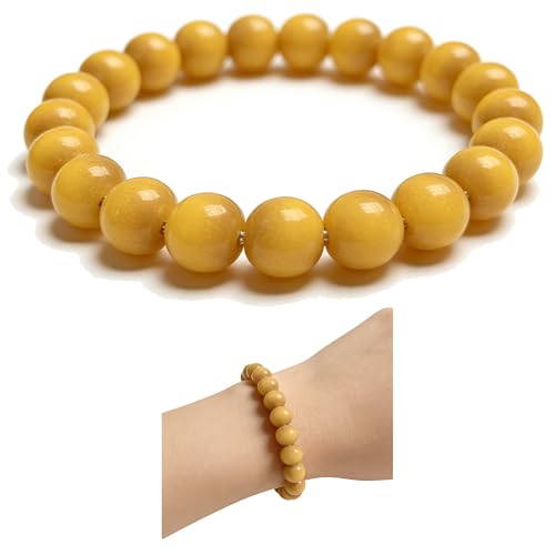 Handmade 8mm Beaded Bracelets For Men Protection Bracelet For Women Chakra Feng Shui Stretchy Handmade Lucky Money Stretchy Crystal Bracelets Best Gifts - color: Simulated Golden Tiger