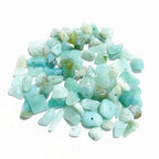 PLTbeads 5-8mm Natral Healing Gemstone Waist Bracelets Necklace Kit Irregular Stone DIY Crafts Design Jewelry Making 1 Strand per Bag Approxi 34 inch (Amazonite Chips) - color: Amazonite Chips