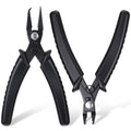 2 Pcs Jump Ring Pliers for Jewelry Making, Portable Jump Ring Opener Premium Metal Jumps Rings Open Plier for Making Jewelry Beading DIY Handmade Crafts Necklace Bracelet Repair Supplies, Black