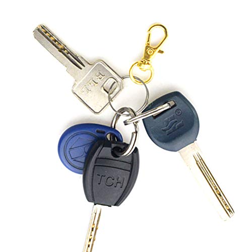 Swivel Clasps Lanyard Snap Hook,cnomg Metal Swivel Lanyard Snap Hook Lobster Claw Clasp (Golden) - color: Golden, size: 1.2 inches