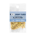 Beadalon Crimp Tubes, Size #4, Gold Color, 1 oz, Approx. 600 pc - color: Gold, size: Size #4, 600 pc