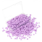 Light Purple Polymer Clay Beads, 6mm Heishi Bead for Jewelry Bracelets Necklace Making 1000PCS - color: Lavender