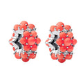 Clip Stopper Spacer Charms for Bracelets Necklaces, Compatible with Pandora,Jewery Mking DIY - style: Pink Coral Stopper