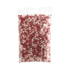John Bead Czech Glass Seed Beads 6/0 (100g) Rubies & Diamond Mix Beads for DIY Art Crafts Jewelry Bracelets Necklaces Earrings Making - color: Rubies & Diamond Mix