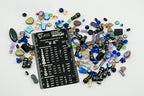 1.4oz (40g) Limited Mix of Czech Glass Bead, Set Kit for Hand Made, BG Blue AB - color: BG Blue