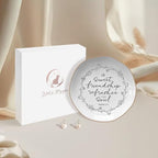 LITTLEBIGGER Friendship gifts for women – Jewelry Dish，Friend Gifts for Women – Sweet Friendship – Proverbs 27:9，Bible Verse Jewelry Dish, Christian Gifts – Jewelry Tray – Mothers Day Gifts - style: Friendship - B