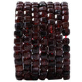 Natural Faceted Garnet Cube Stone Beads 5-5.5mm 60pcs/str Loose Square Semi Gemstone Stone Beads for Making Bracelets Necklace Earrings - color: Garnet