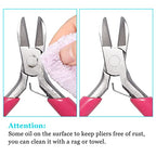 SPEEDWOX Mini Diagonal Pliers, 3" Wire Cutters Small with Pink PVC Handle, Jewelry Pliers for Beading Jewelry Making DIY Craft Hobby Supplies - style: 3" Diagonal Pliers