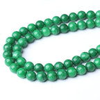 6MM Dry Green Jasper Round Loose Beads Natural Gem Beads Crystal Energy Stone Beads for Jewelry Making DIY Bracelet Necklace - color: Dry Green Jasper, size: 6mm