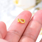 14K Yellow Gold Jewelry Clasp Necklace Extender Clasp Bracelet Extension Connector for DIY Necklace Bracelet Anklet Jewelry Making, 14K Gold Clasp for DIY Jewelry Making (Style 11) - style: Style 11