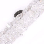 Genuine Rock Crystal Quartz Chip Beads 5-8mm Irregular Shaped Tumbled Chips Stone Crystal Loose Bead for Jewelry Making 1 Strand 32" - color: Rock Crystal Quartz