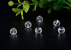 Natural Stone Beads 100pcs 8mm White Clear Crystal Quartz Round Stone Beading Loose Gemstone Hole 1mm DIY Smooth Beads for Bracelet Necklace Earrings Jewelry Making (Clear Crystal Quartz White, 8mm) - color: Clear Crystal Quartz White, size: 8mm