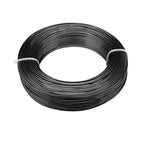 3mm Aluminum Craft Wire, 50 Feet 9 Gauge Bendable Anodized Metal Wire for Sculpting, Jewelry Making, Armature Making, Wire Weaving and Wrapping - size: 3mm, style: Black