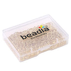 BEADIA 14K Gold Plated Jump Rings Non Tarnish 6mm 400pcs for Jewelry Making Findings - color: 14K Gold, size: 0.7x6mm