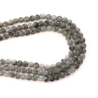 6mm Faceted Natural White Labradorite Stone Beads Coin Disc Gemstone Spacer Beads for Jewelry Making DIY Bracelet Necklace - color: White Labradorite