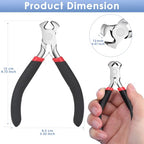 Jewelry Pliers, End Cutting Pliers End Nippers for Zipper Install Stops Repair - style: End Cutting Pliers