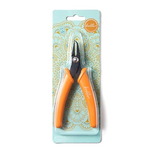 Beaditive Split Ring Pliers | Jewelry Making, Beading, Crafting | High-Carbon Steel | 5-Inch (Honeycomb) - color: Honeycomb