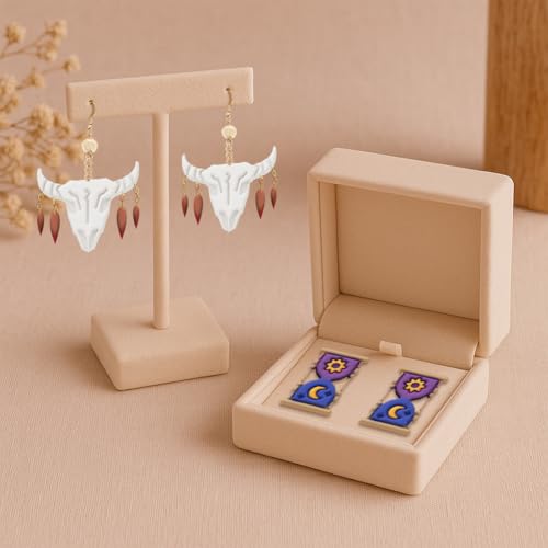 Mysterious Boho Clay Cutters - 13 Shapes Mysterious Magical Elements Polymer Clay Cutters for Jewelry, Earring Making Kit with Storage Box - style: Mysterious Bohemia theme (13 pcs)
