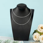UMAOKANG 10 Meters Silver Chain for Jewelry Making Silver Plated Solid Brass Chains Bulk for Women Necklace Bracelet DIY Jewelry Supplies - color: Silver Rolo