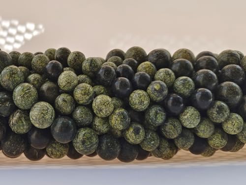 Stone Beads 6mm 140pcs Curbstone Jasper Beads Round Loose Gemstones Beads for Bracelet Necklace Jewelry Making (6mm, 60608 Curbstone Jasper) - color: Curbstone Jasper Beads, size: 6mm