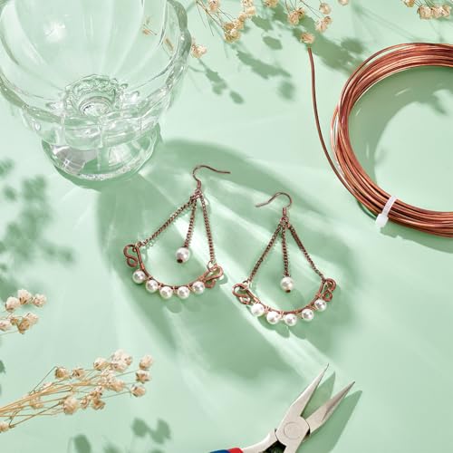 BENECREAT 19.7Ft Square Copper Wire, 16 Gauge Pure Copper Wire, Craft Wire for Jewelry Making, Gem Metal Wrap, Garden, Sculpting, Armature, Half Hard - size: 16 Gauge