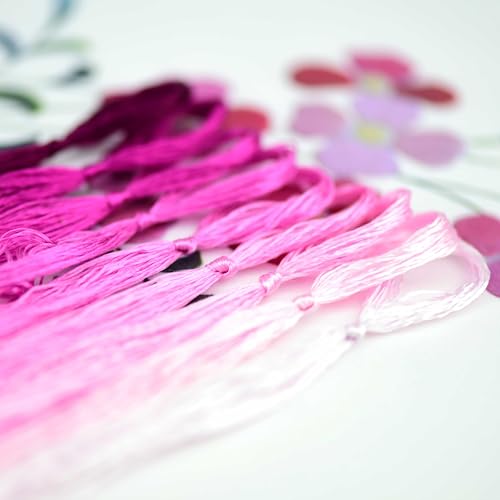 Natural 100% Mulberry Handmade Embroidery Silk Thread Silk Floss (38) - color: 38