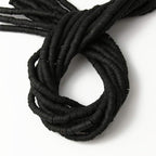 3600 pcs Black Clay Beads for Bracelets Making, 10 Strands Flat Round Polymer 6mm Spacer Heishi Beads for Jewelry Making Earring Necklace - color: Black