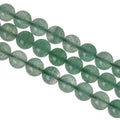 6mm Green Strawberry Quartz Stone Beads Natural Crystal Gemstone Round Loose Beads for DIY Jewelry Making 15"/Strand - color: Green Strawberry Quartz, size: 6mm