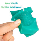 BBDINO Silicone Mold Making Kit - Super Elastic Silicon for Mold-Making 2 Gallons - Platinum Grade 1A:1B Mixing- Ideal for Resin/Silicone/Soap Molds Casting Jade Green - color: 282 Oz Jade Green