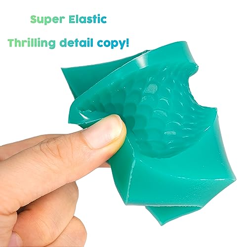 BBDINO Silicone Mold Making Kit - Super Elastic Silicon for Mold-Making 2 Gallons - Platinum Grade 1A:1B Mixing- Ideal for Resin/Silicone/Soap Molds Casting Jade Green - color: 282 Oz Jade Green