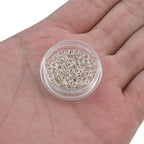 BEADIA 925 Sterling Silver Jump Rings 0.4x3mm 200pcs for Jewelry Making Findings - size: 0.4x3mm
