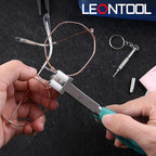 6 Inches Optical Trident Pliers Adjusting Eyeglasses Leg Eyeglass Adjustment Tools Professional Eyeglasses Adjusting Frame Bending Bridge Temple Pliers with Screwdriver and Glasses Cloth - style: Optical Trident Plier