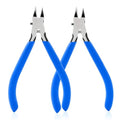 Wire Cutters, 5" Electronic Needle Flush Cutters, Ultra-Sharp Crafts Diagonal Cutters Pliers, Wire Snips Side Cutters for Circuit Board, Plastic, Soft Copper Wire, Floral(2 Pack) - size: B05-2Pack