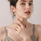 50PCS 14K Gold and Silver Ball Earring Posts Hypoallergenic Earring Studs Ball Ear Pin with 925 Sterling Silver Post for DIY Jewelry Making Findings - color: B Style -14K Gold and Silver Smooth Ball