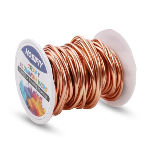 8 Gauge Aluminum Craft Wire, 3mm Jewelry Wire for Jewelry Making Supplies and DIY Metal Craft Art (Champagne, 32 Feet) - color: Champagne, size: 8Gauge 32FT