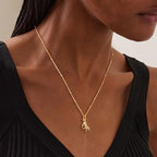 Fettero Dainty Gold Necklace for Women - 14K Gold Plated Hand Pendant Neckalces Gifts for Friends Hand Sign Language Trendy Charm Gesture Necklace Jewelry Gift - style: OK