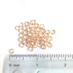 50pcs 14/20 Gold Filled Round Open Jump Rings 4.5MM OD, 3.2MM ID 22 Gauge by CRAFT WIRE - color: 22 Gauge, size: 4.5MM