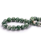 BEADIA Natural African Jade Stone Round Loose Semi Gemstone Beads for Jewelry Making 6MM 61PCS - color: African Jade, size: 6mm
