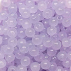 200PCS Glass Beads 8mm Glass Beads for Bracelets Necklaces Jewelry Making DIY Crafts (Light Purple) - color: 2Light Purple