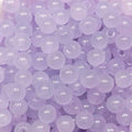 200PCS Glass Beads 8mm Glass Beads for Bracelets Necklaces Jewelry Making DIY Crafts (Light Purple) - color: 2Light Purple
