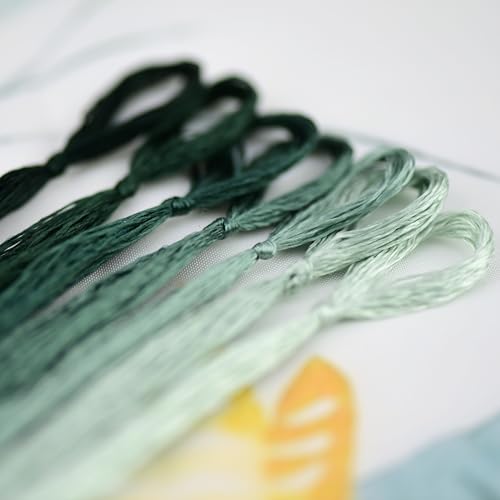 Mulberry Silk Floss Embroidery Thread Floss-Cross Stitch Threads China Silk Woven Jewelry Threads DIY Sewing Kits (47) - color: 47