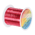 M METERXITY 0.2mm Jewelry Wire, 32 Gauge 328FT Craft Wire Copper Beading Wire for Jewelry Making/Planting/Weaving/DIY Crafting, Soft Metal Wires [100M, Red] - color: Red, size: 0.2mm 32 Gauge