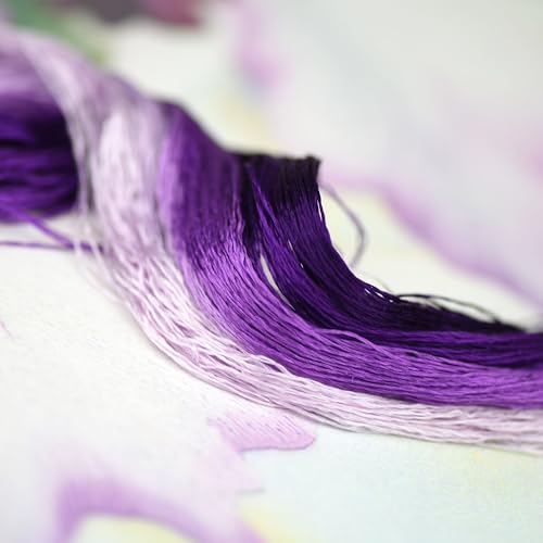 MIINGGUXIUYI Mulberry Silk Floss Embroidery Thread Floss-Cross Stitch Threads China Silk Woven Jewelry Threads DIY Sewing Kits (95) - color: 95