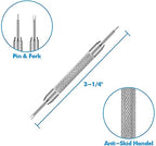 Selizo Spring Bar Tool Watch Link Remover Tool Kit with Instruction Manual Watch Band Tool Link Pin Removal for Watch Repair Band Adjustment Replacement Sizing