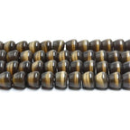 30pcs 10x13mm Brown Cat's Eye Apple Shape Stone Loose Gemstone Beads Semi-Precious Craft Supplies for DIY Jewelry Making - color: Apple10x13mm Brown