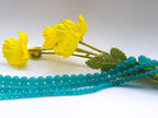 Stone Beads 6mm 140pcs Lake Blue Chalcedony Beads Round Loose Gemstones Beads for Bracelet Necklace Jewelry Making (6mm, 60617 Lake Blue Chalcedony) - color: Lake Blue Chalcedony Beads, size: 6mm