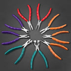 6" Glasses Frame Clamp Adjusting Pliers Eyeglasses Repairing Pliers Bracelet Bending Plier Nose Pad Arm Repair Tools Optical Hand Tool with Screwdriver Glasses Cloth and Nylon Replacement - style: Frame Clamp Plier