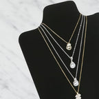 KUKUVR 2Pcs Black Velvet Necklace Bust Display Stand, Jewelry Pendants Chain Holder Stand, Necklace Display Board for Retail Vendor Booth & Selling (Large 12.2 * 7.9inch) - size: Large 12.2*7.9inch