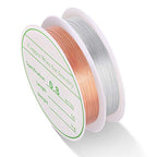 MIKIMIQI 2 Pack Jewelry Wire - 20 Gauge Tarnish Resistant Copper Beading Wire for Jewelry Making, 0.8mm X 3m Each (Silver, Rose Gold) - color: Silver,Rose Gold